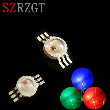 

10 pcs 6pin RGB LED Lamp Emitter Diodes For Stage Lighting High Power LED 45mil Epistar LED Chip