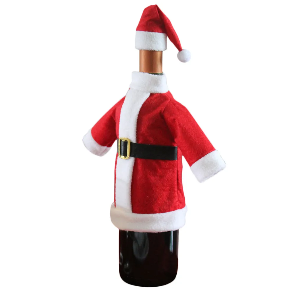 Cover Christmas Dinner Bags Table Decoration Home Party Decor Santa Claus Xmas