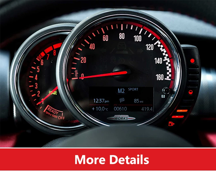 レーシングスタイルのスピードメーターとタコメーター,abs素材,uv保護