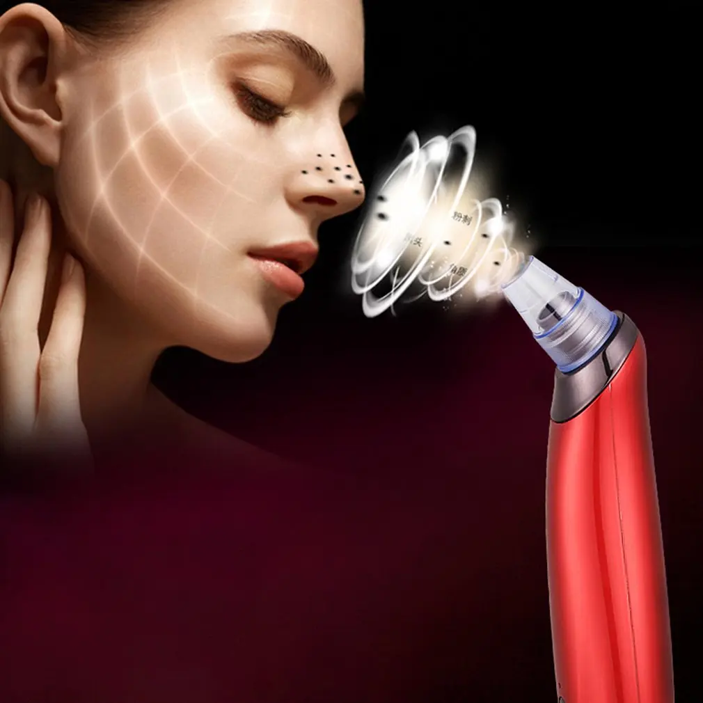 

Electric Ultrasonic Blackhead Pore Cleaner Face Pore Cleaner Electric Facial Skin Care Blackhead Remover Vacuum Acne