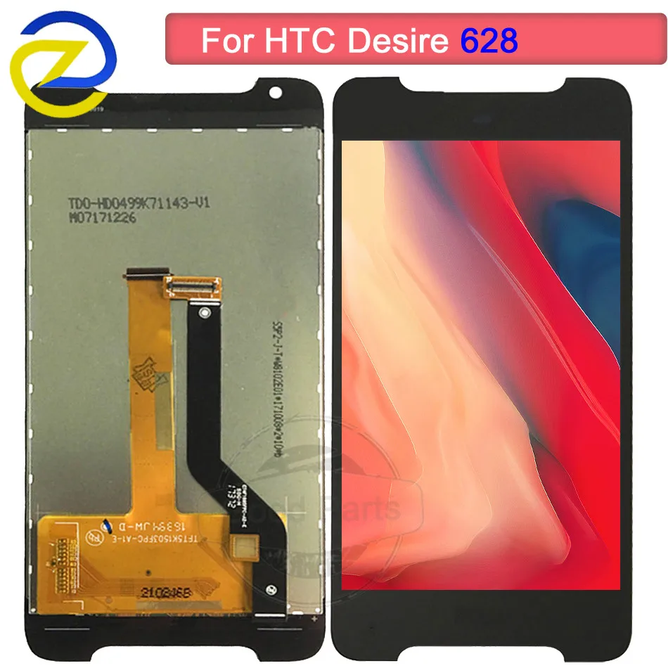 

100% tested New 5.0"For HTC Desire 628 LCD Display Touch Screen Digitizer Assembly Replacement D628 For HTC 628 LCD free tools