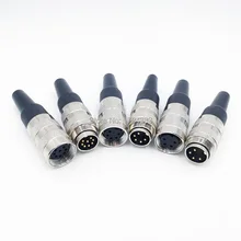 M16 Сенсор водонепроницаемый разъем винт IP65 Мужской Женский Разъем 2 3 4 5 6 7 8, 12, 14, 16, 19 24Pin