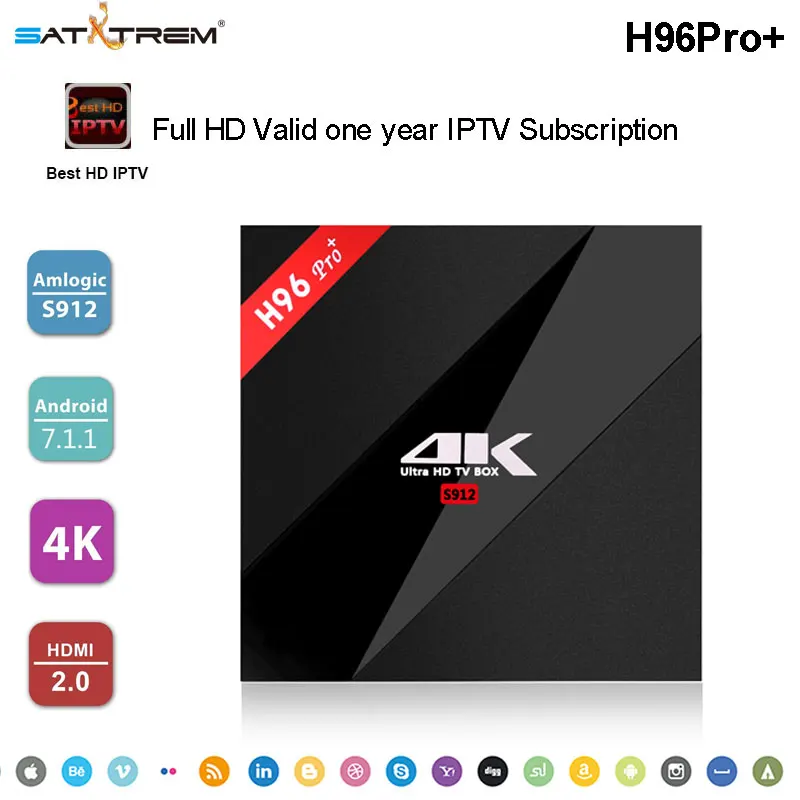 

H96 pro plus Amlogic S912 Octa core android tv box 3GB 32GB ROM BT4.1 2.4GWifi Support Google Play APK install VGA Media player