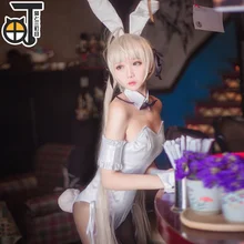 Dome sister bunny girl cos edge of the empty anime maid outfit plus Wig hairpiece Japanese Sexy Rabbit Lady cosplay