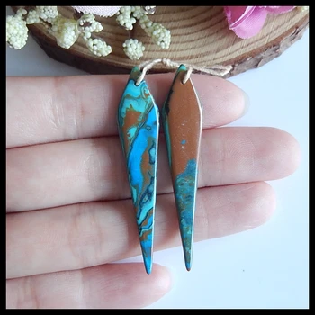 

Natural Rainbow Asper fashion woman Earring Bead,Jewelry accessories,50x10x3mm,3.2g