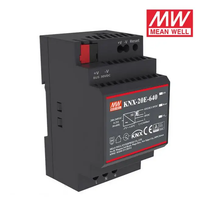 MEAN WELL KNX-20E-640 640 мА 30 В постоянного тока 20 Вт meanwell KNX источник питания KNX-20E с