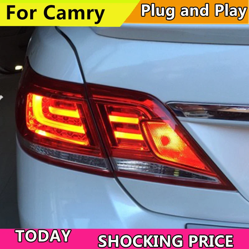 Car Styling for Toyota Camry Taillights 2006 - 2011 Camry LED Tail Light Aurion Rear Lamp DRL+Brake+Park+Signal Car Styling for Toyota Camry Taillights 2006 - 2011 Camry LED Tail Light Aurion Rear Lamp DRL+Brake+Park+Signal
