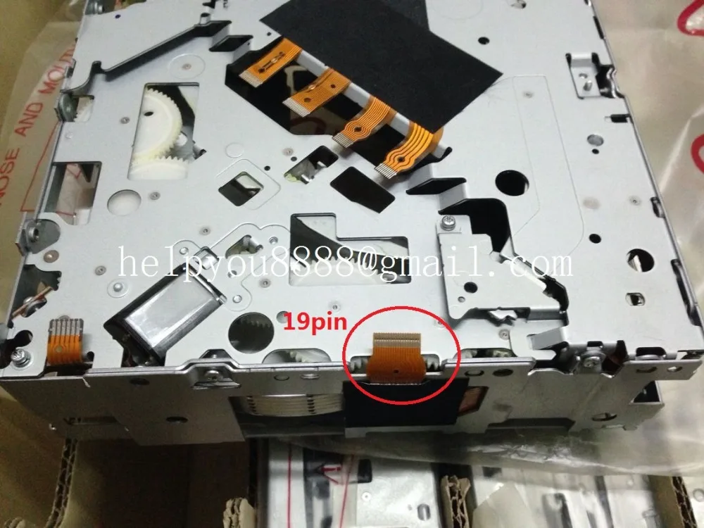 Clearance Free ship Matsushita 6 CD/DVD changer mechanism 19Pin for Mercedes COMAND APS NTG3 Backer Harma W221 W204 S Class Navigation GPS 2