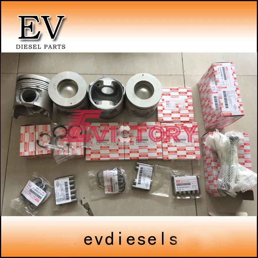 4HK1 piston and valve