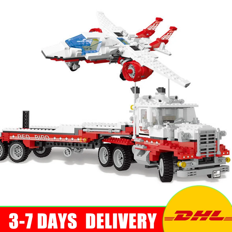 

In stock Lepin 21017 Genuine Model Series The Mach II Red Bird Rig Educational Building Blocks Bricks Boy Toy Gift Model 5591