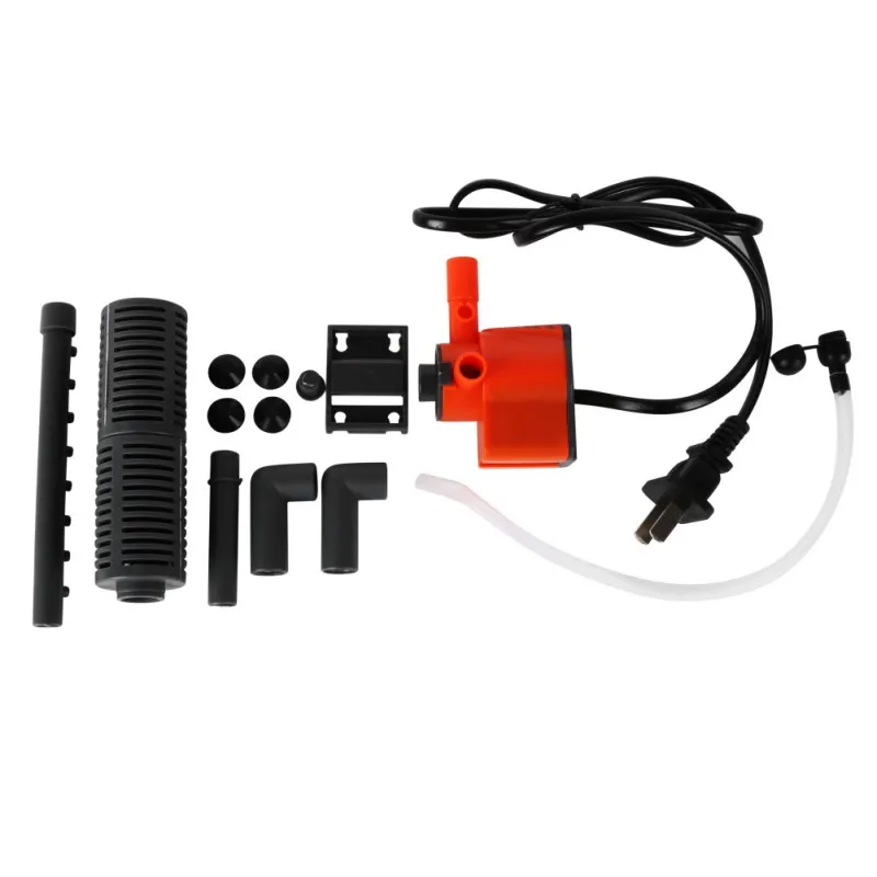 

Aquarium Filter Ultra-quiet Oxygen Round Turtle Fish Cylinder Built-in Filter Triple Mini Water Purifier Aquarium Filter