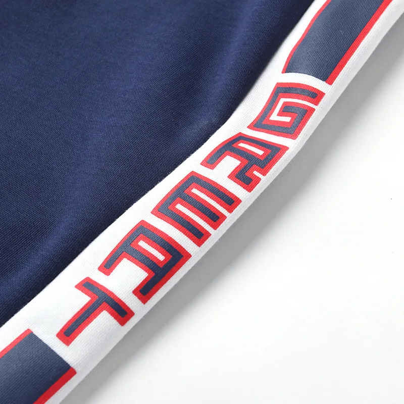 2019 New Year hot men's sports men's jogging sports pants high waist pants letter printing breathable elastic hem movement