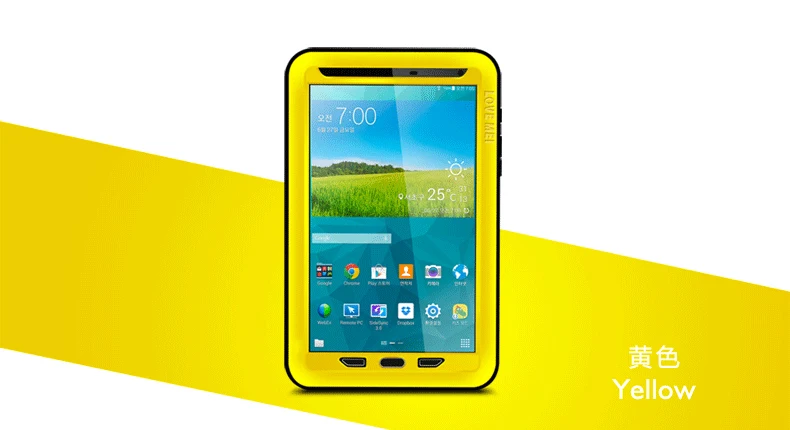 

Metal Case For POWERFUL FOR GALAXY Tab S 8.4 LOVE MEI Armor Cover Phone Case for GALAXY Tab S 8.4