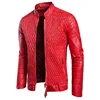 Fashion men leather jacket Spring autumn Casual PU coat mens motorcycle leather jacket New Male Solid color slim outerwear S-3XL ► Photo 3/6