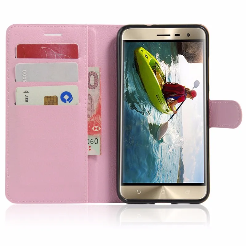 For Asus Zenfone 3 ZE552KL Case Luxury PU Leather Back Cover Case For Asus Zenfone 3 ZE552KL Case 5.5 Flip Protective Phone Bag (30)