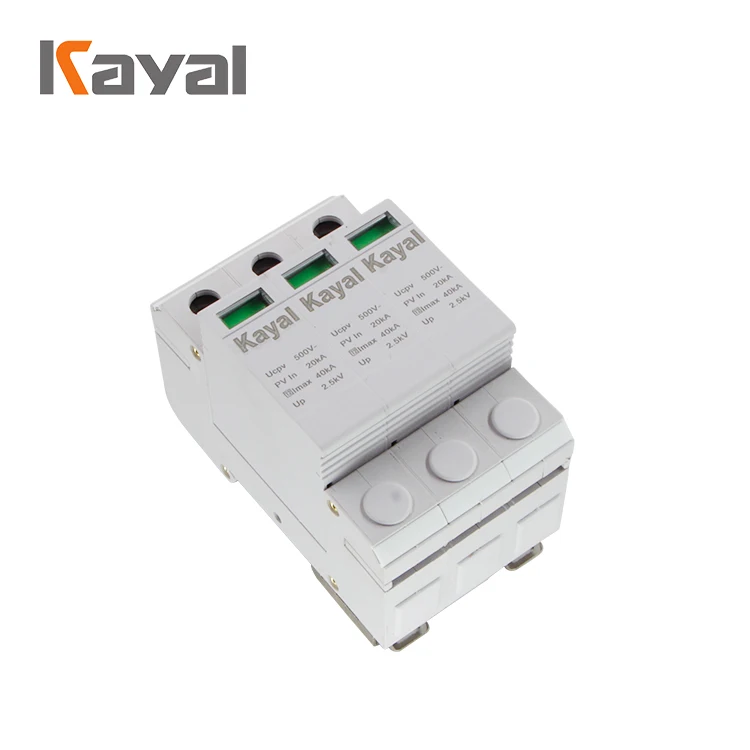 Kayal SPD 24v 40ka 80Ka 100Ka стабилизатор напряжения переменного тока 275v 3p+ n устройство защиты от перенапряжения(SPD
