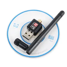 USB Wifi адаптер 150 Мбит/с беспроводная сетевая карта 2,4G мини USB Wifi приемник 2dBi антенна для ПК ноутбука 802,11g/b/n