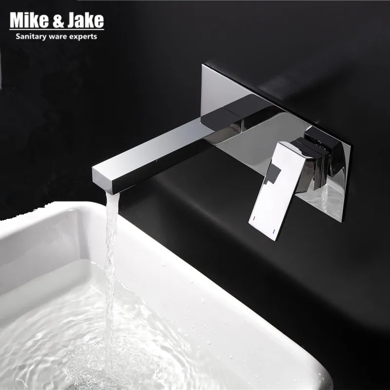 Buy Wall Mounted faucet Waterfall Chrome faucet