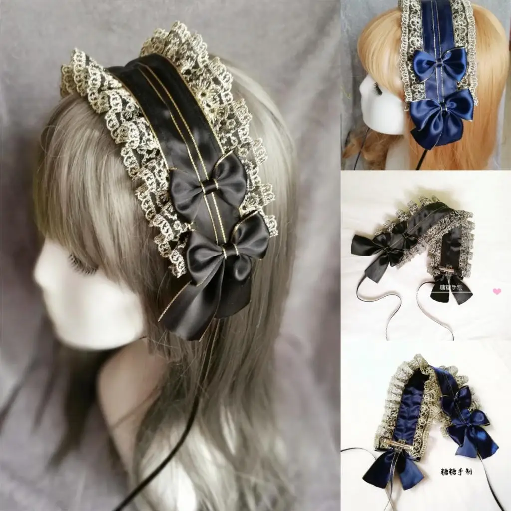 

The Original gothic lolita hair dark wind hair LO niang tire lolita hair band