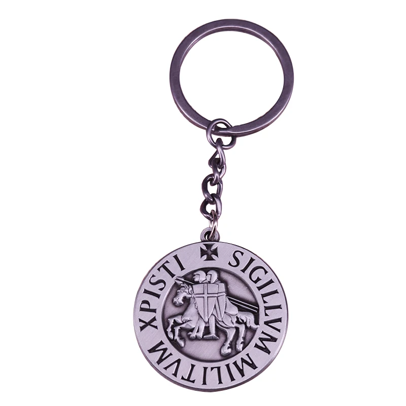 Рыцари Templar брелок для ключей с фигуркой тюленя Crusaders Solomons Temple Key men Masonic gift|Брелоки|