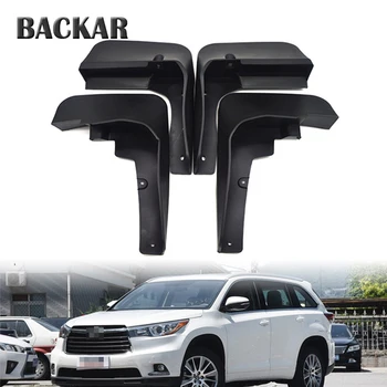 

Backar 1Set/4Pcs Car Front Rear Mudguards For Toyota Highlander Kluger 2011 2012 2013 Accessories Mudflap Fenders Mud Flaps