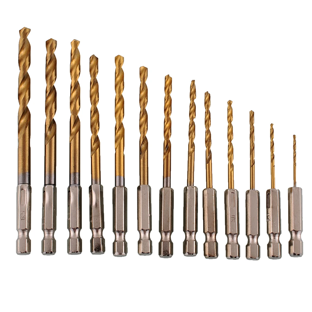 Buy 13pc Hex Shank High Speed Steel Quick Change