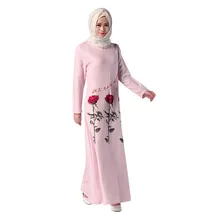 Elegant Muslims Women Dress Islamic Abaya Dress Turkish Jilbab Dubai Maxi Dress Burqas Ethnic Costumes