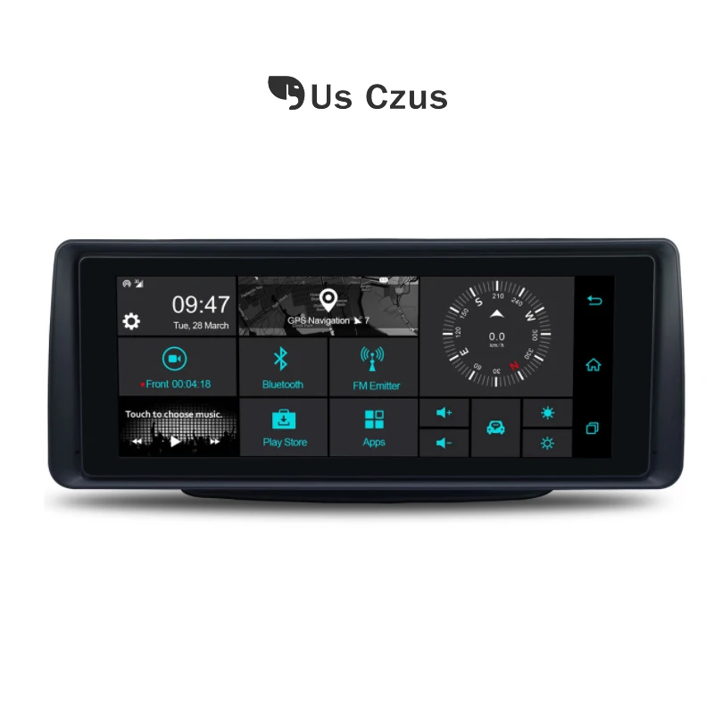 

Car DVR Rear View dash cam Android 5.1 4g wifi GPS cardvr Dual lens 1G RAM DDR3 16G ROM registrar Camera