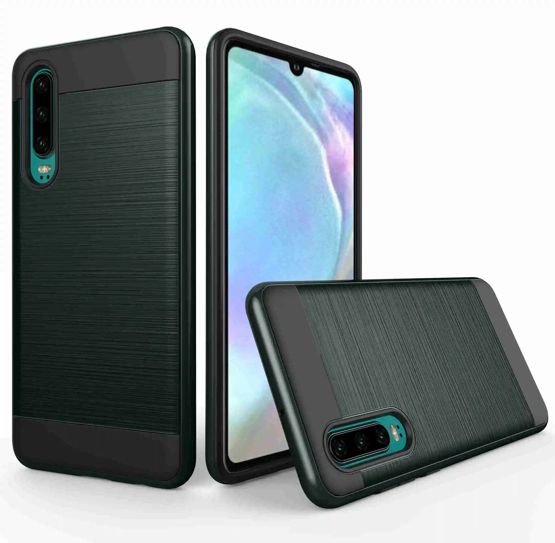 

For Huawei P20 lite case Luxury Shockproof Rugged Impct Hybrid Armor Back Cover For P10 P10plus P10lite Hard PC Plastic Coque