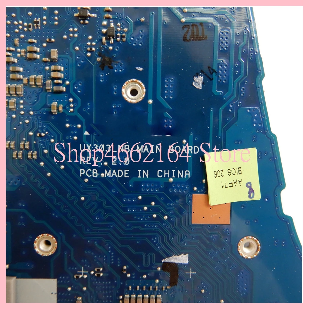 UX303LNB placa base para ordenador portátil I5-5200CPU GT840M/2G para ASUS UX303LB UX303LNB UX303LN UX303L U303L Notebook mainboard totalmente probado UX303LNB placa base para ordenador portátil I5-5200CPU GT840M/2G para ASUS UX303LB UX303LNB UX303LN UX303L U303L Notebook mainboard totalmente probado