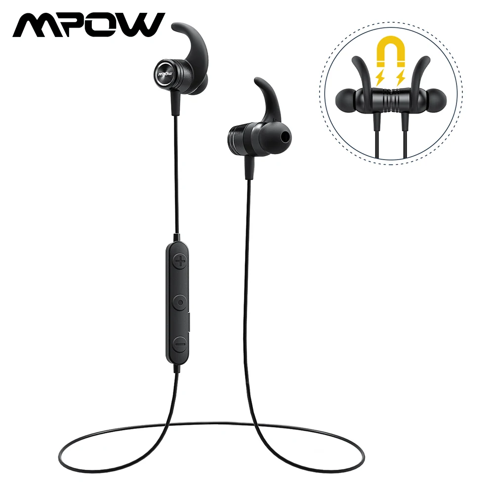 Оригинал Mpow S10 Беспроводная Связь Bluetooth Наушники IPX7 Водонепроницаемый Handsfree Спорт