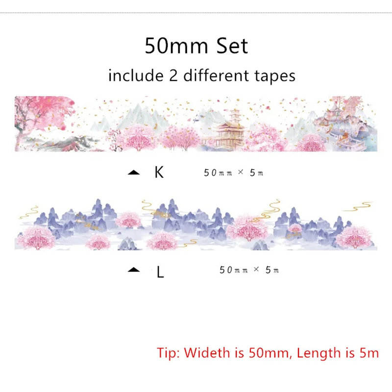 Японский цветок бумаги васи набор розовый Сакура украшения маскировки стикер для альбома Дневник Ноутбук Канцтовары A6388