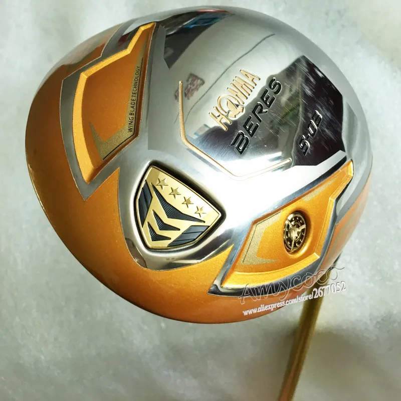 Новые клюшки для гольфа Honma S-03 4 звезды полный набор клюшек для гольфа+ дерево+ утюги+ клюшка+ сумка графитовый Вал для гольфа головной убор