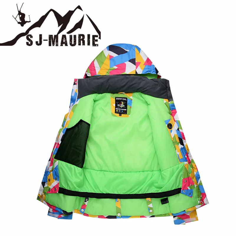 SJ-MAURIE بدلة تزلج المرأة سترة تزلج الشتاء Winfproof على الجليد للماء بدلة تزلج في الهواء الطلق التخييم التزلج الثلوج دعوى
