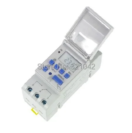 

THC15A Microcomputer Electronic Programmable Digital TIMER SWITCH Relay Control 12V 24v 110V 220V 16A Din Rail Mount