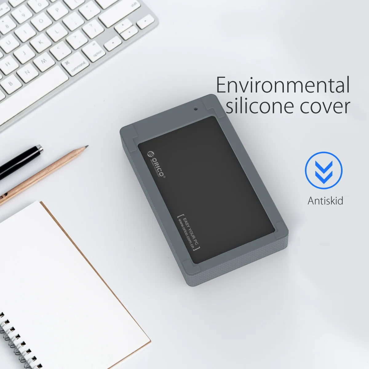 ORICO 2.5 дюймов HDD SSD SATA к USB3.0 5/6 Гбит/с ящик для инструмента Бесплатная Алюминий чехол