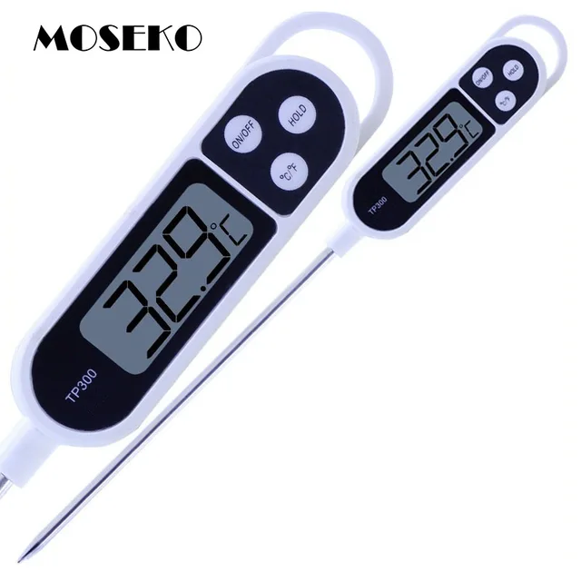 Special Offers MOSEKO Hot Sale Digital Kitchen Thermometer For Meat Water Milk Cooking Food Probe BBQ Electronic Oven Thermometer Kitchen Tools