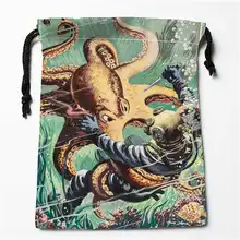 Пользовательские печати Осьминог(3) сумки для покупок на шнурках дорожный мешочек для хранения плавать Туризм игрушка сумка унисекс мульти Size18-12-05-89