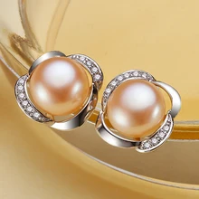 Eternal wedding Women Gift word 925 Sterling silver real Special offer all match elegant natural Pearl