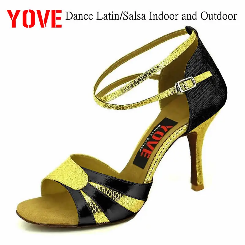 

YOVE Style w1611-24 Dance shoes Bachata/Salsa Indoor and Outdoor Women's Dance Shoes