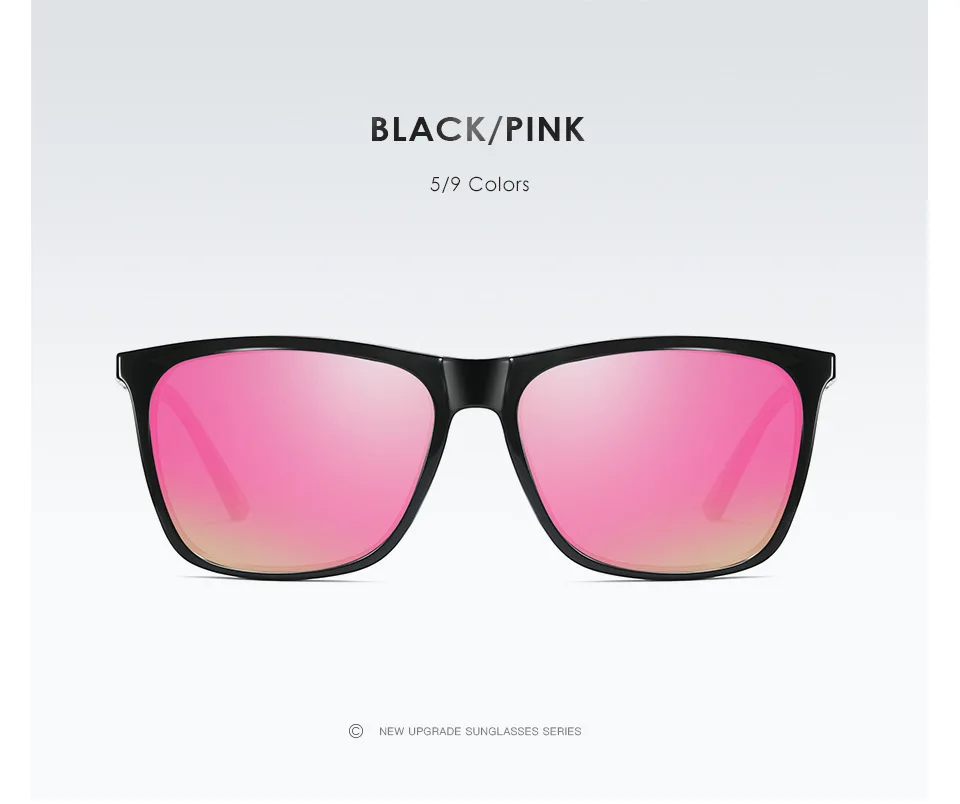 VCKA Брендовые очки ночного видения, водительские поляризованные солнцезащитные очки для мужчин, очки для вождения автомобиля, винтажные мужские очки для улицы - Цвет оправы: 5