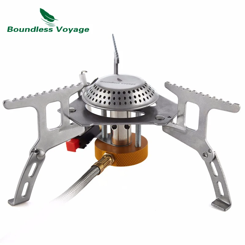 

Boundless Voyage 3500W Split Type Gas Stove Camping Portable Burner With Igniter Outdoor Cookware BV1002