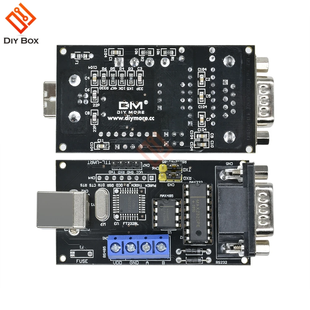 USB к последовательному RS232/UART TTL/RS485 DB9 адаптер конвертер Модуль FTDI FT232BM/BL|usb to|usb to