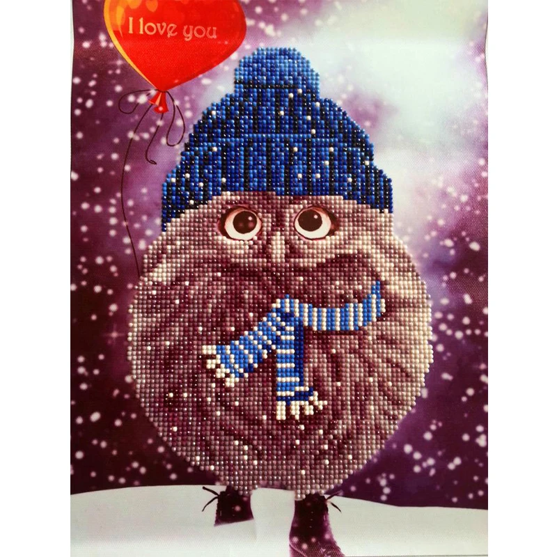 Алмазная мозаика сова схема