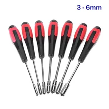 Диаметр 3-6 мм удлиненная отвертка торцевой ключ ручной инструмент Отвертка торцевые ключи CR-V торцевой ключ гаечный ключ