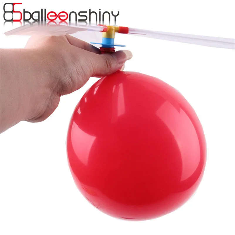 

1pc Funny Balloon Helicopter Flying Outdoor Playing Educational Kids Baby Toys