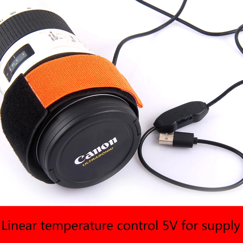 Telescope lens 5V Dew Heater Strap Linear temperature control Dew