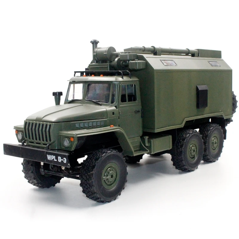 1/16 2,4G 6WD RC автомобиль военный грузовик Рок Гусеничный командный армейский грузовик с дистанционным управлением на радиоуправлении светодиодные Машинки Игрушки