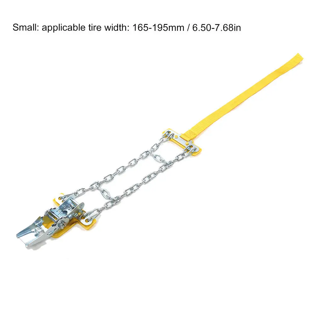 Противоскользящие цепи для автомобильных шин, противоскользящий ремень для автомобилей, внедорожников, внедорожников, автомобильных аксессуаров 1 шт