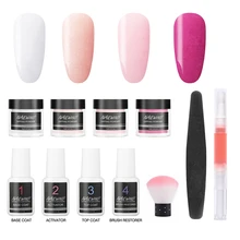 Маникюрный набор для дизайна ногтей, цвета, пудра для ногтей, украшения из акрила, кисть для ногтей, комплекты инструментов для маникюра, набор инструментов